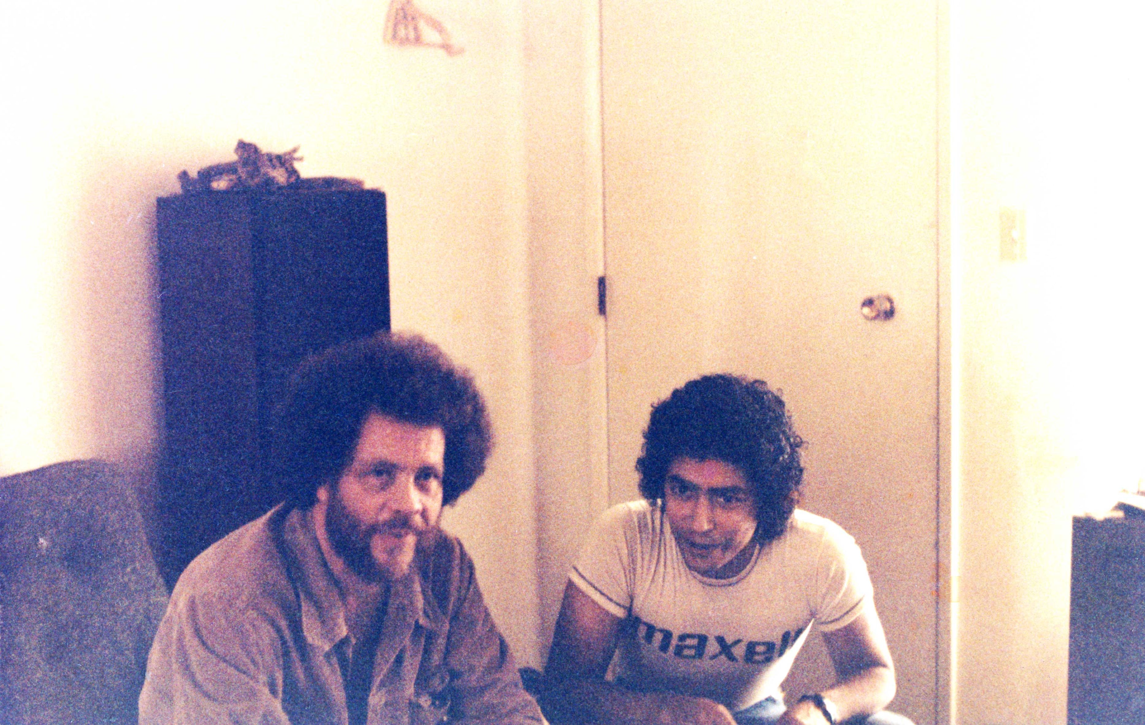 Frank Beach and Michael North in Costa Messa, late 1990s